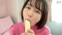 全身タイツ：人気女優 宮沢ちはるチャンの全身タイツでグラビア＆バナナ舐め