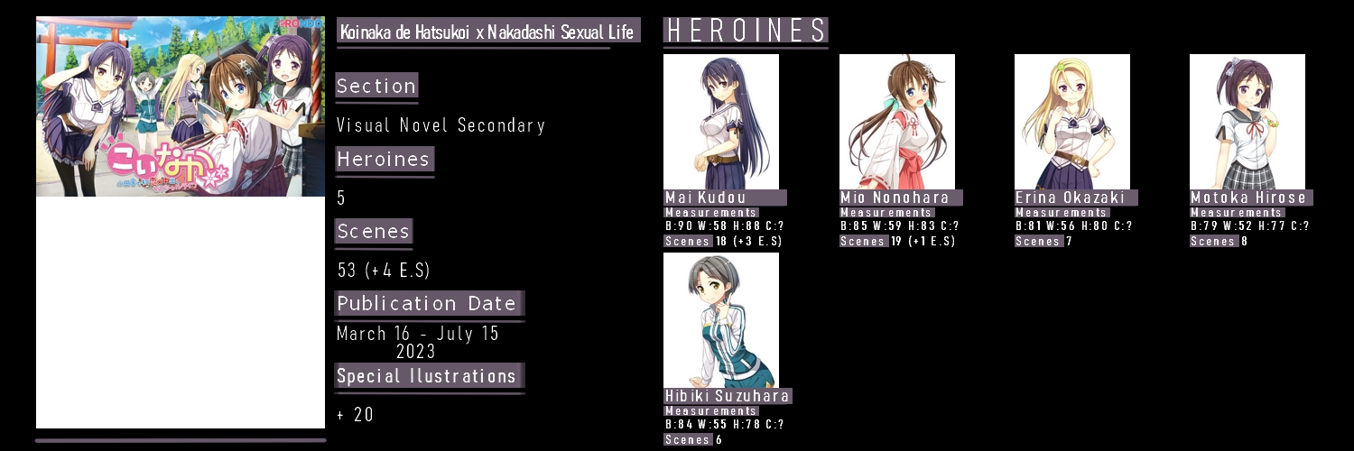 Koinaka Koinaka De Hatsukoi X Nakadashi Sexual Life The Animation In Publication - Visual Novels Scene H